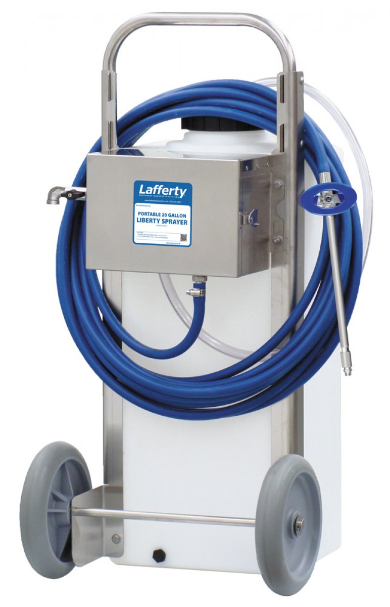 Portable 2 Wheeled 20 Gallon Liberty Sprayer | Lafferty Equipment ...