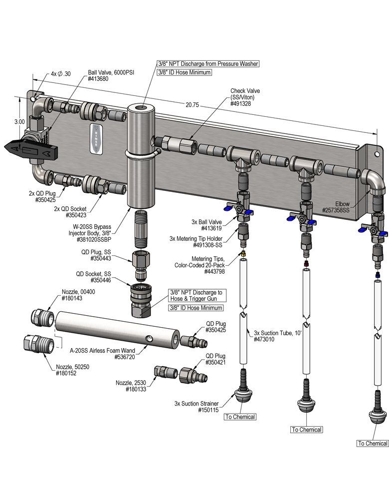 Around the pump foam mixer – InnoVfoam