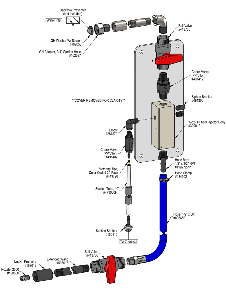 930110 - 1-Way AP-MT Solvent Sprayer  Lafferty Equipment Manufacturing, LLC