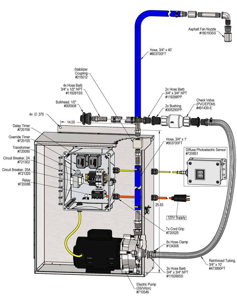 Lafferty Electric 1.5 PD Solvent Sprayer 927107