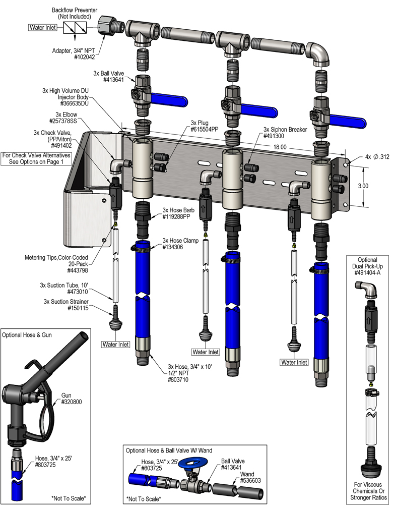 985838 - 3-Way High Volume Mixing Station | Lafferty Equipment 